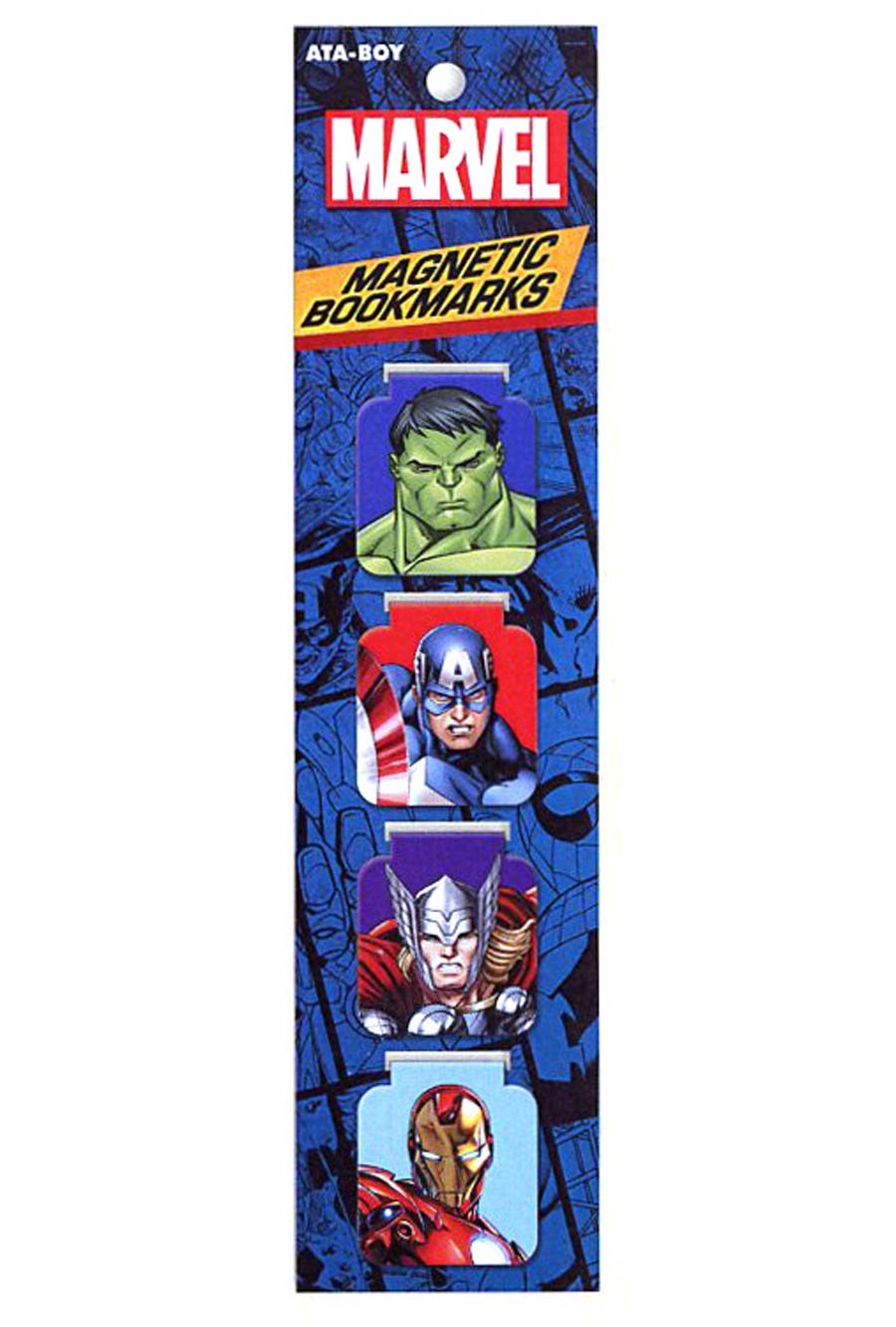 Marvel Comics Avengers Magnetic Bookmark Set (12208MV)