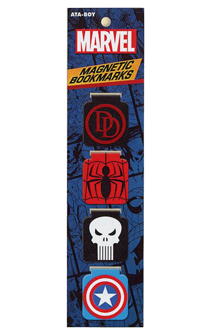 Marvel Comics Logos Magnetic Bookmark Set (12209MV)