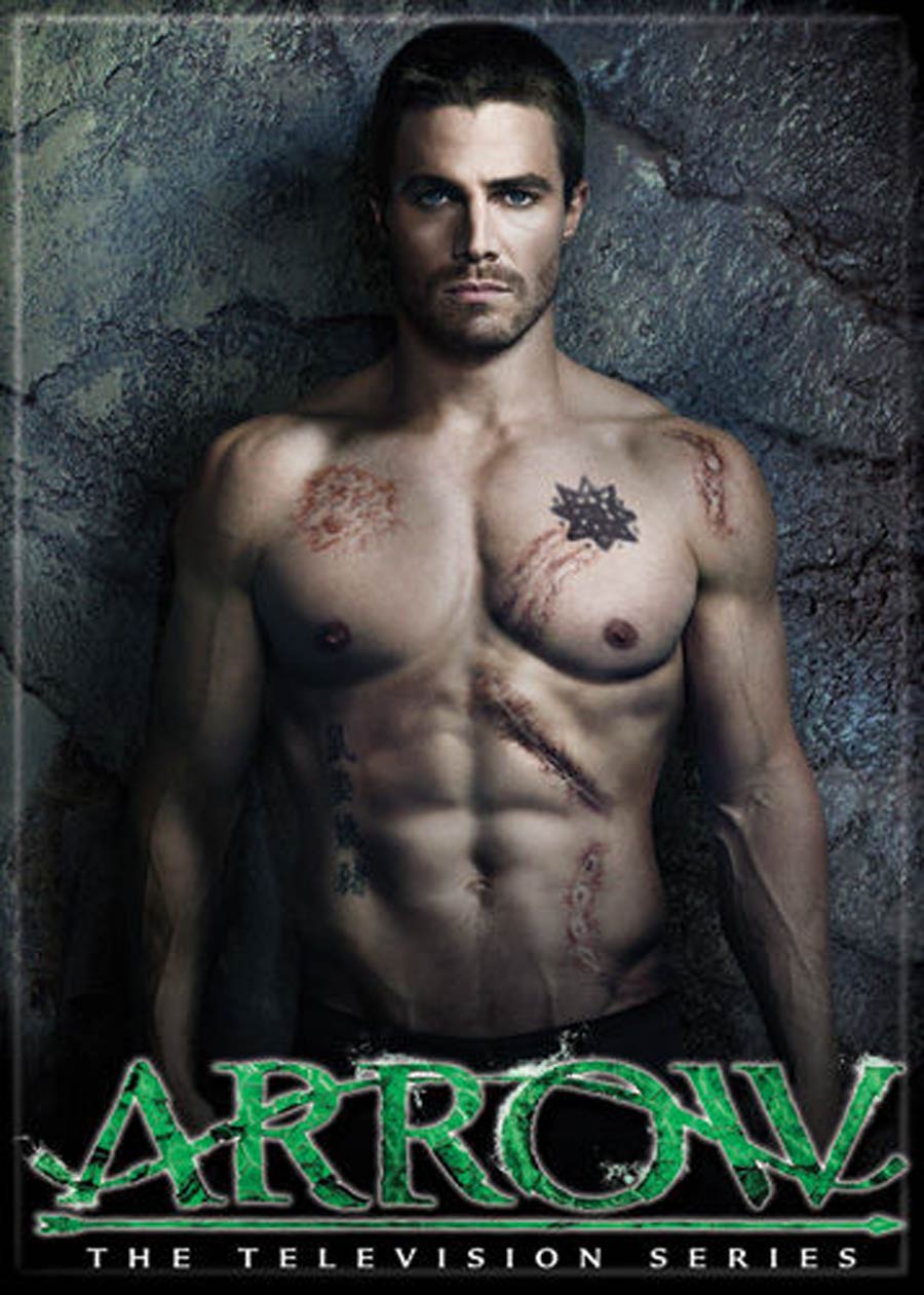 DC Comics 2.5x3.5-inch Magnet - Arrow TV Scarred Chest (21406DC)