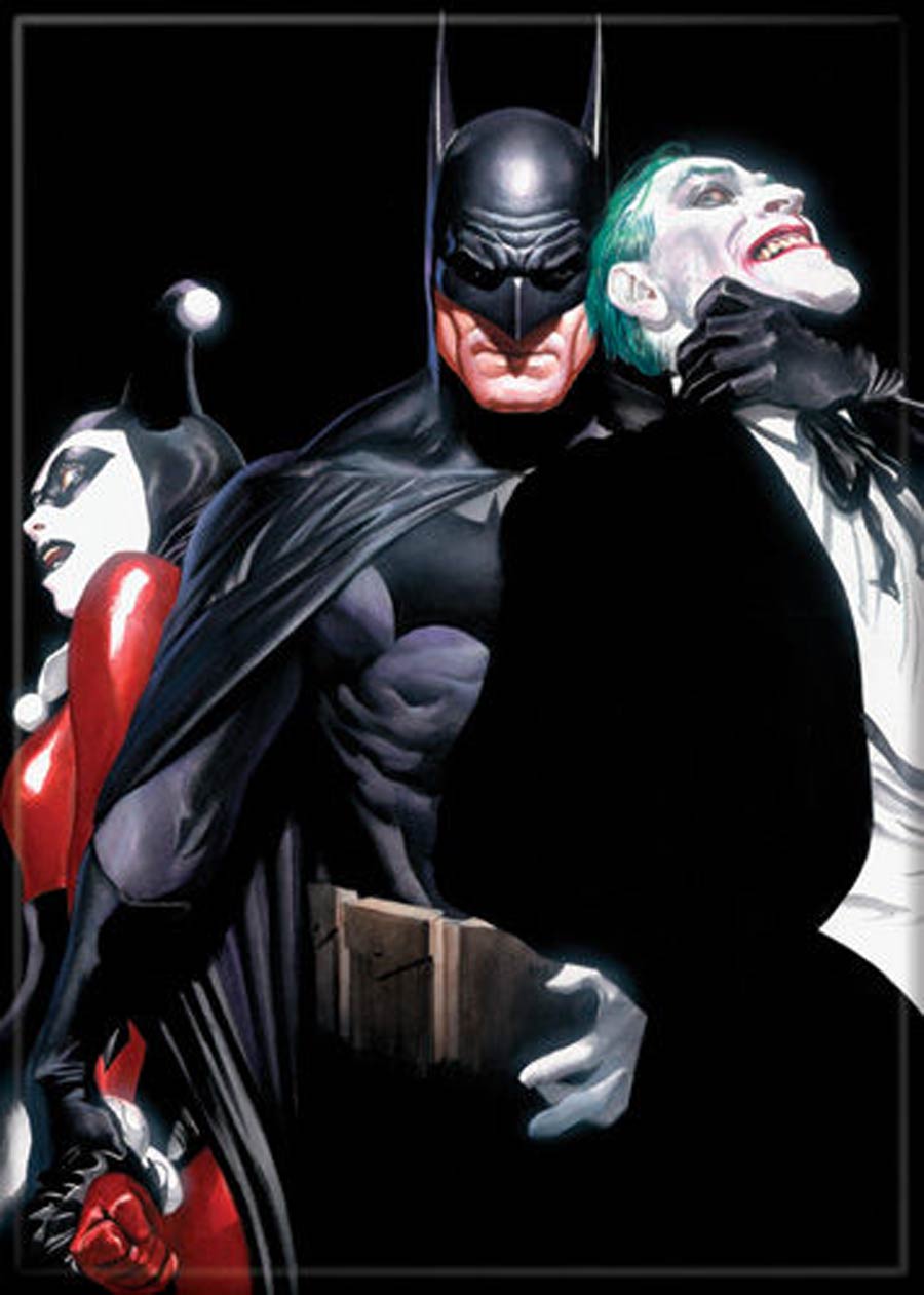 DC Comics 2.5x3.5-inch Magnet - Alex Ross Harley Joker Batman (72541DC)