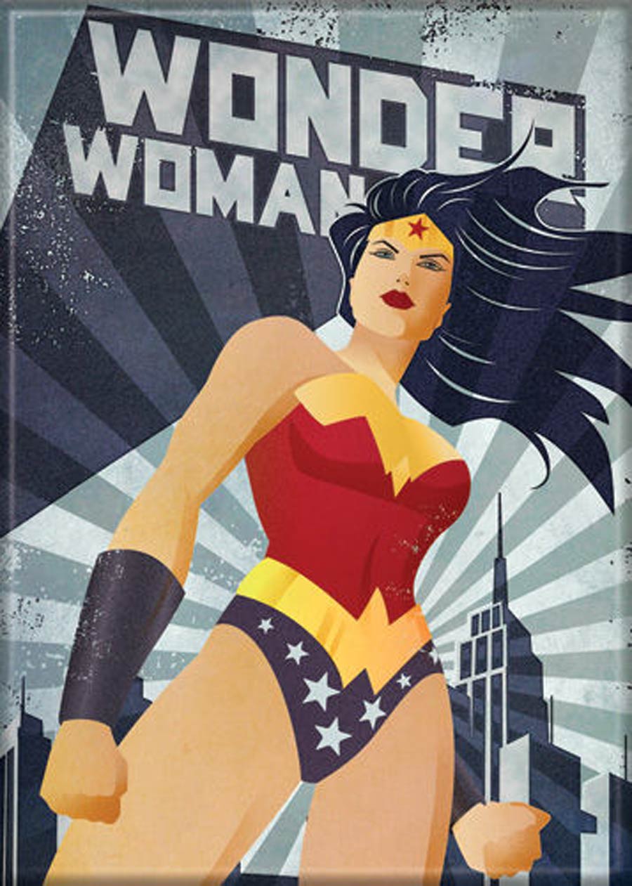 DC Comics 2.5x3.5-inch Magnet - Wonder Woman Blocked (72529DC)