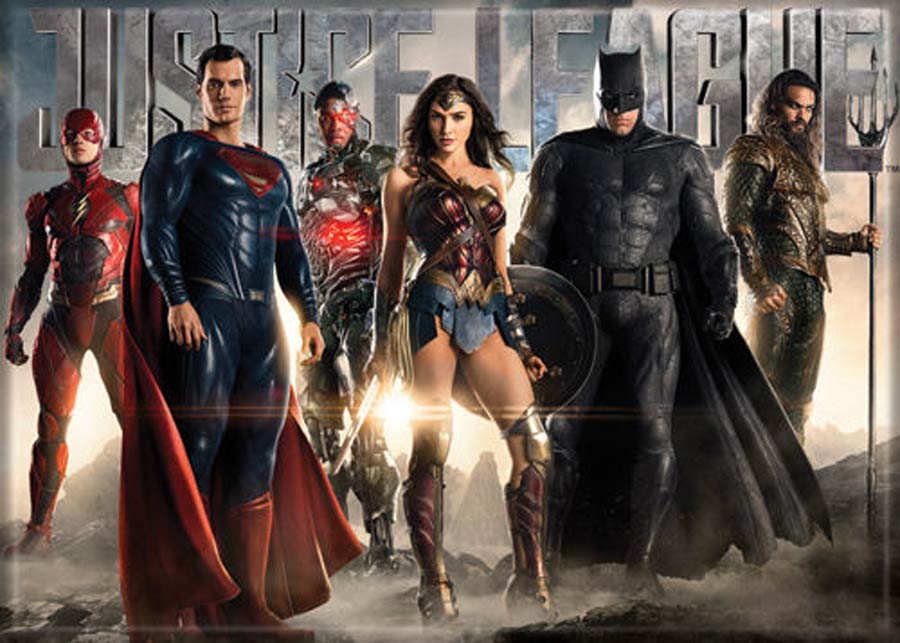 DC Comics 2.5x3.5-inch Magnet - Justice League Movie Group Logo Top (72667DC)