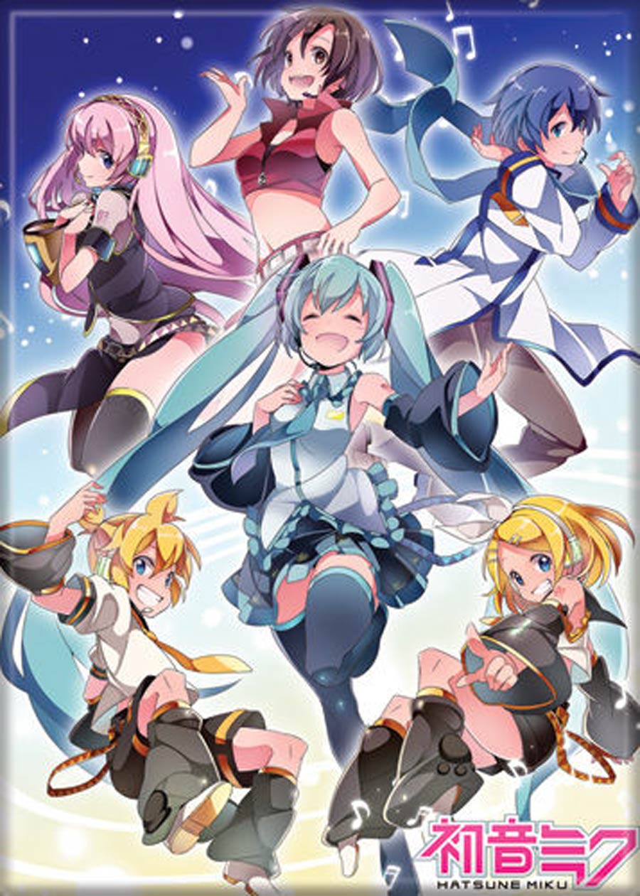 Hatsune Miku 2.5x3.5-inch Magnet - Group U35 (71946HM)
