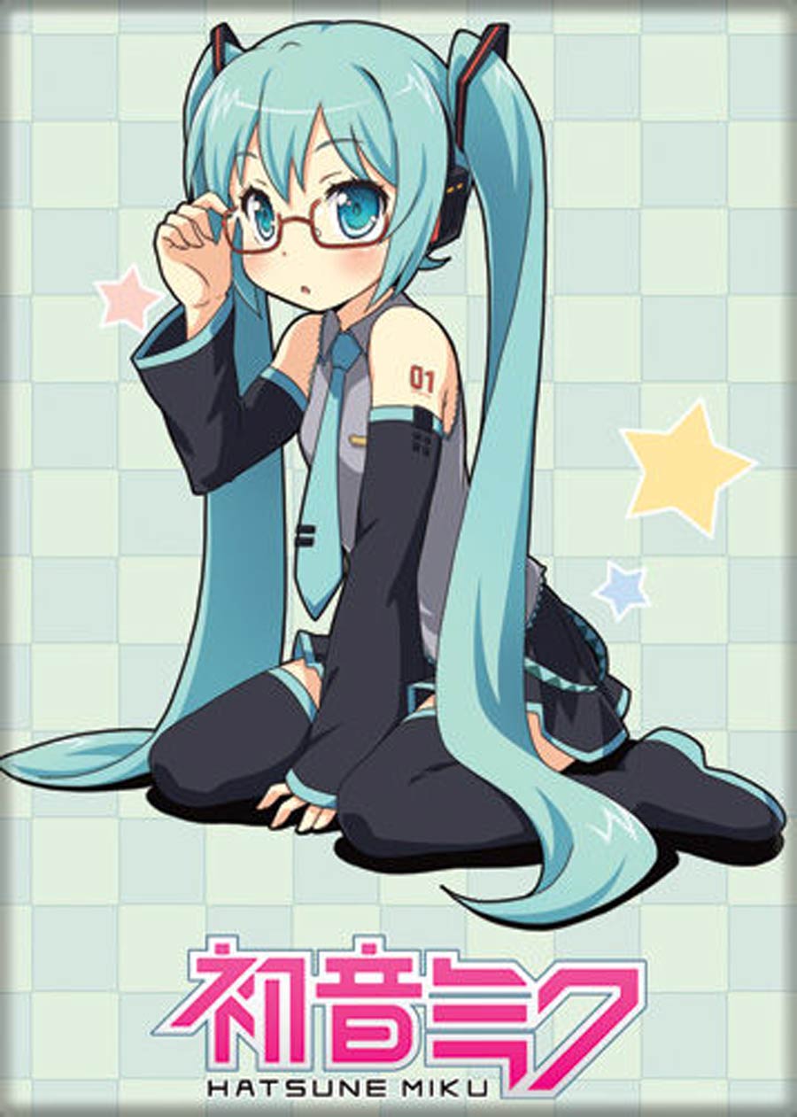 Hatsune Miku 2.5x3.5-inch Magnet - Yamasan (71950HM)