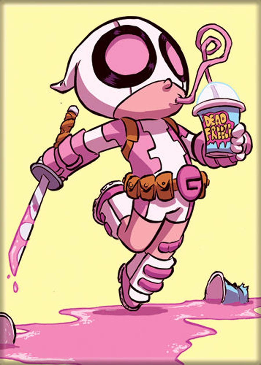 Marvel Comics 2.5x3.5-inch Magnet - Cute Gwenpool (72643MV)