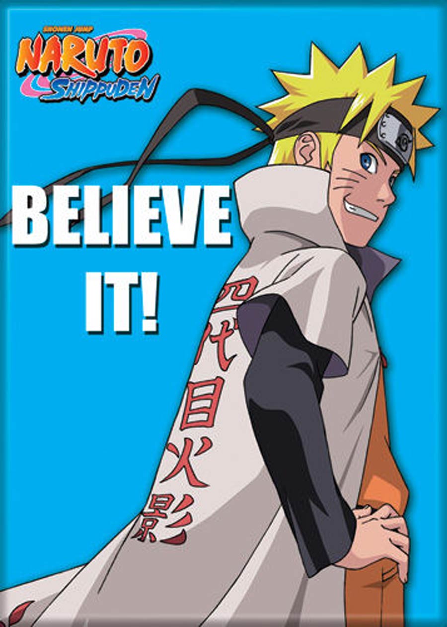 Naruto 2.5x3.5-inch Magnet - Believe It (72156NR)