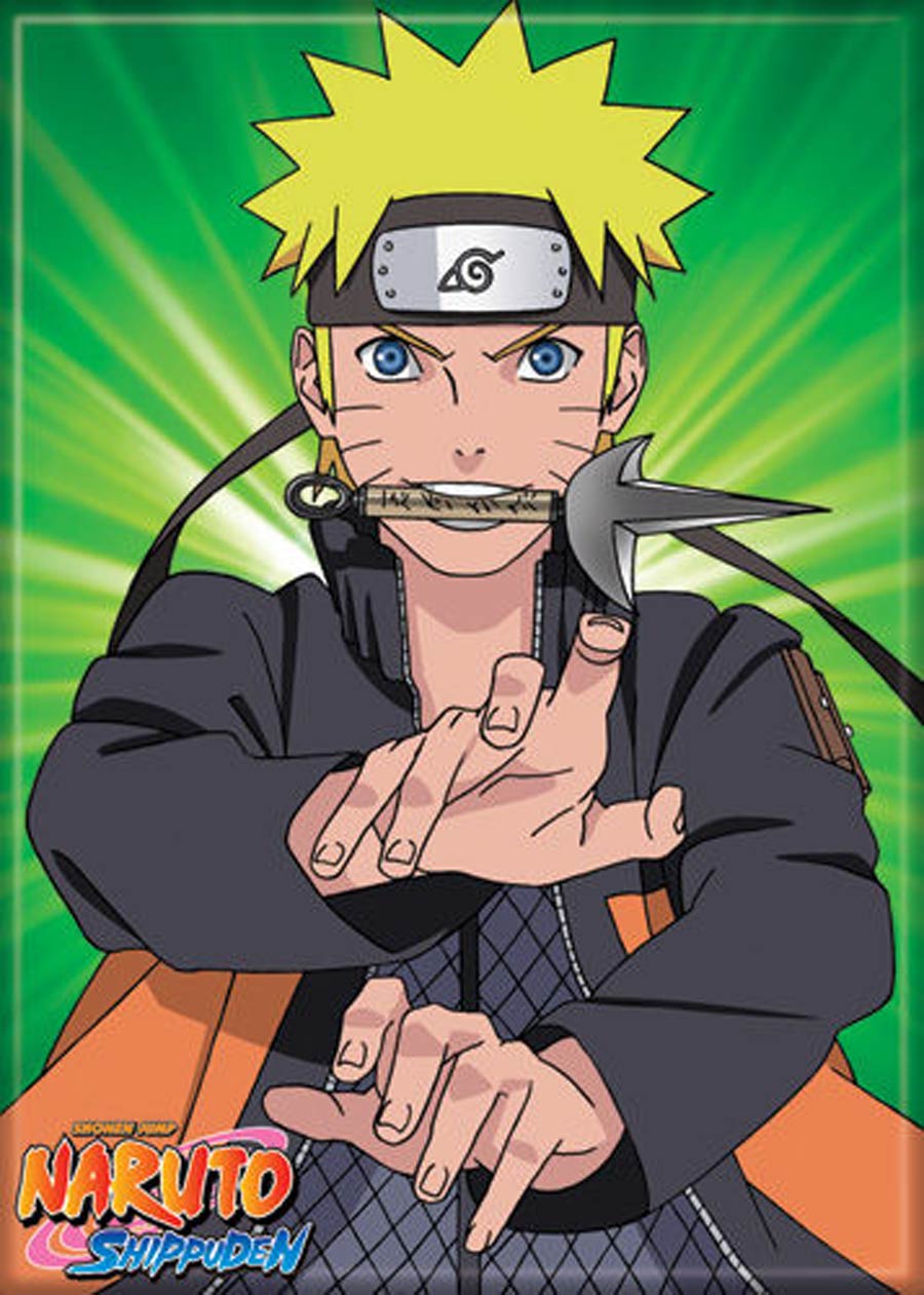 Naruto 2.5x3.5-inch Magnet - Knife In Mouth (72166NR)