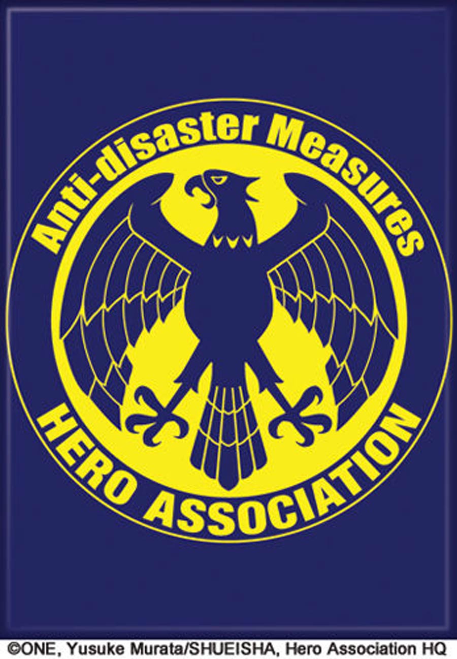 One-Punch Man 2.5x3.5-inch Magnet - Anti Disaster Hero Assc (72199PM)