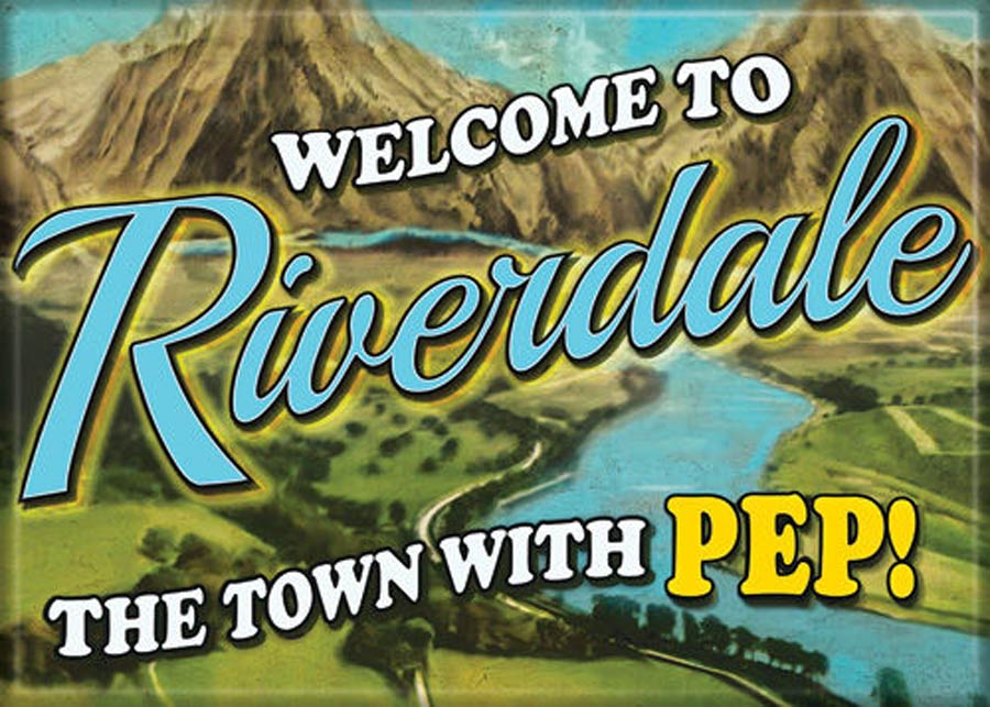 Riverdale 2.5x3.5-inch Magnet - The Town With Pep (72587RD)