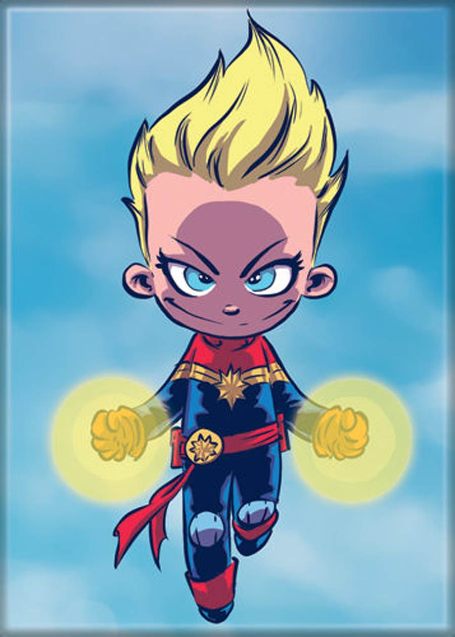 Marvel Comics 2.5x3.5-inch Magnet - Skottie Young Ms Marvel (72641MV)