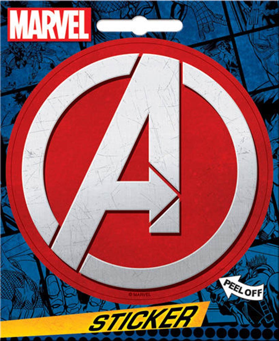 Marvel Comics Sticker - Guardians Of The Galaxy Avengers Logo (45297S)