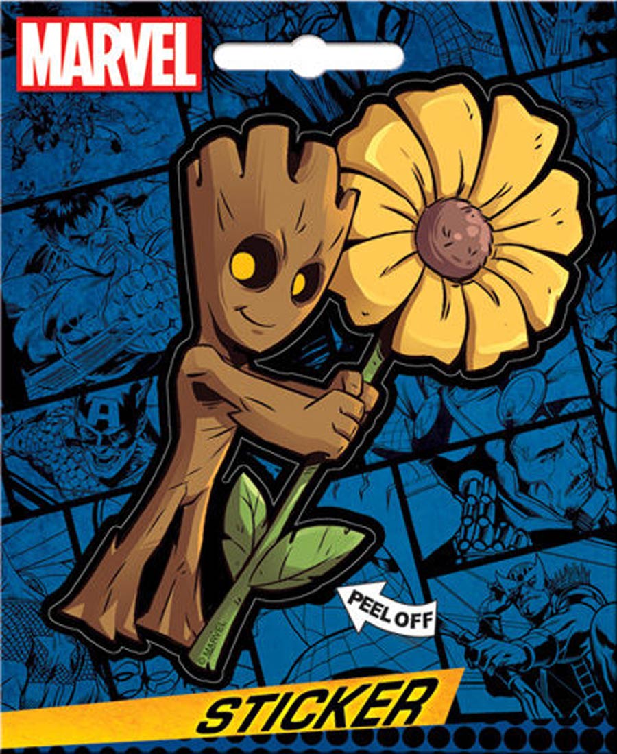 Marvel Comics Sticker - Guardians Of The Galaxy Groot (45295S)