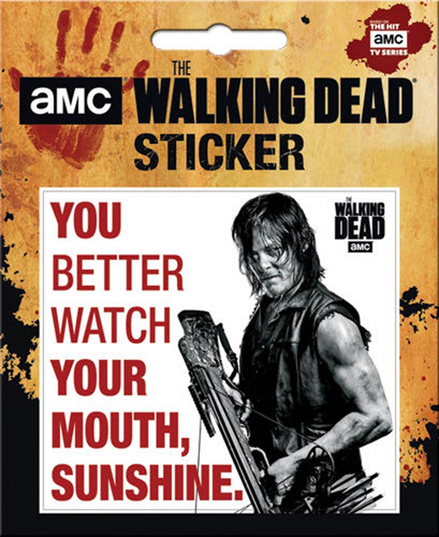 Walking Dead Sticker - Daryl Sunshine (45284S)