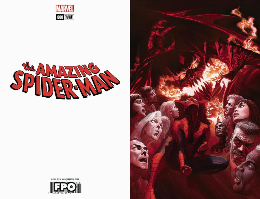 Amazing Spider-Man Vol 4 #800 Cover Q Incentive Alex Ross Virgin Cover