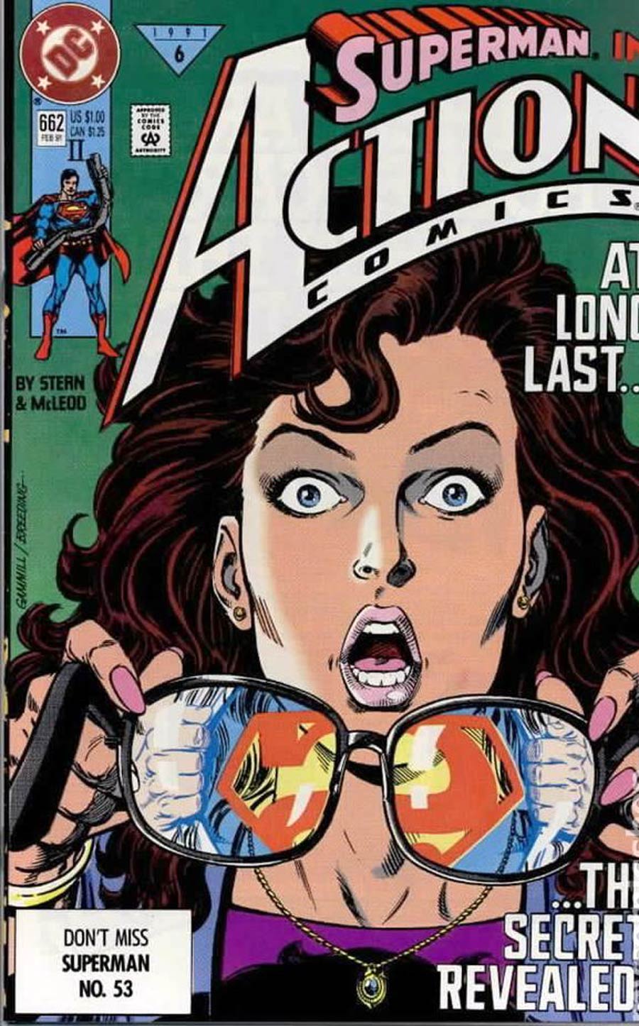 Action Comics #662 Cover B 2nd Ptg