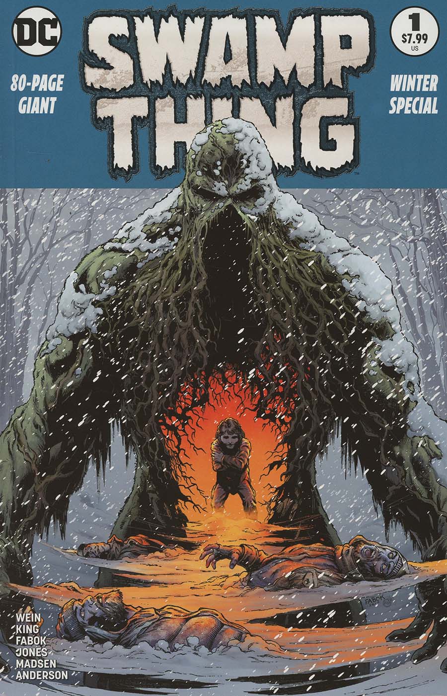 Swamp Thing Winter Special #1 Cover C 2nd Ptg Variant Jason Fabok Cover