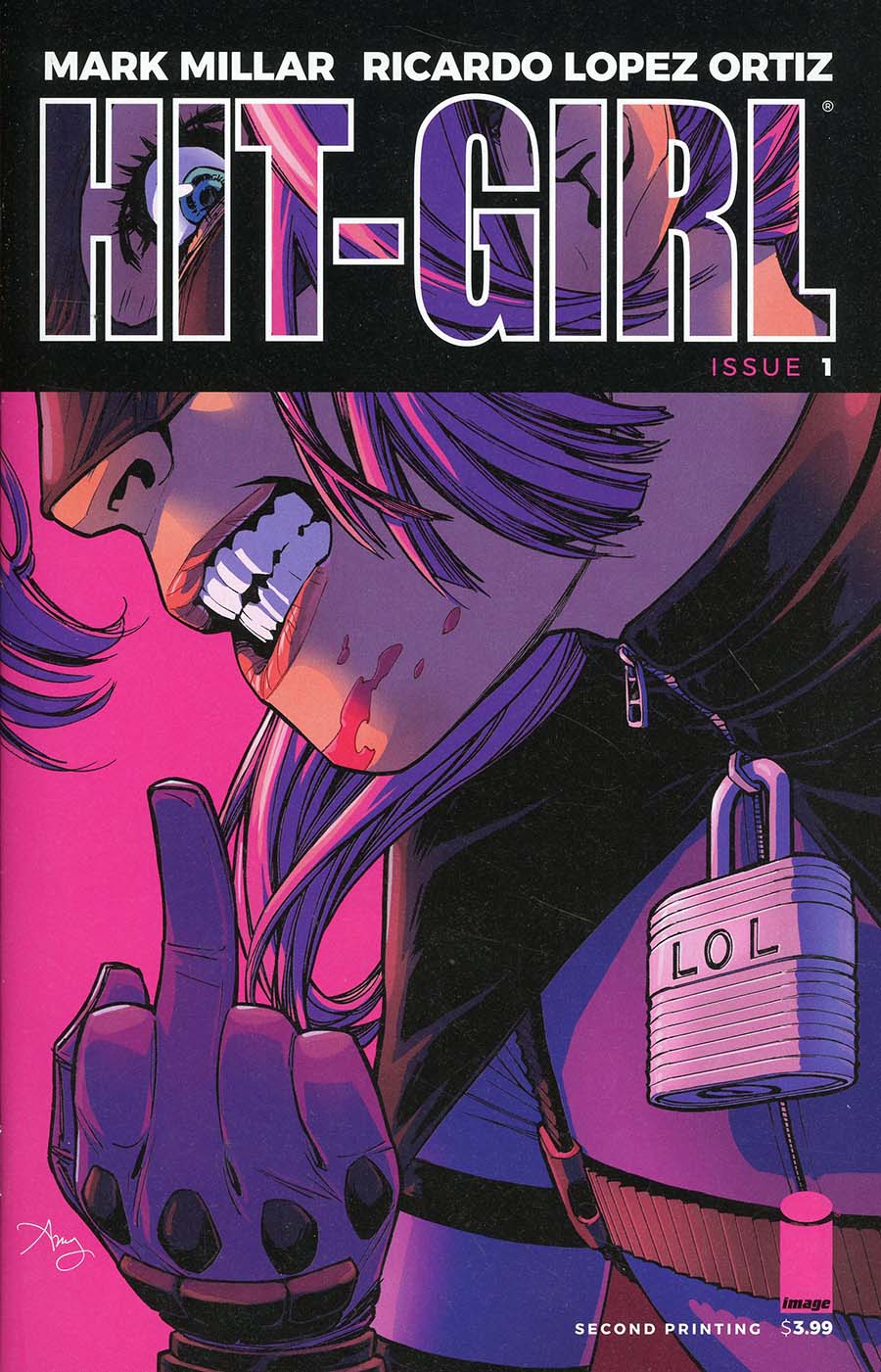 Hit-Girl Vol 2 #1 Cover H 2nd Ptg Variant Amy Reeder Cover