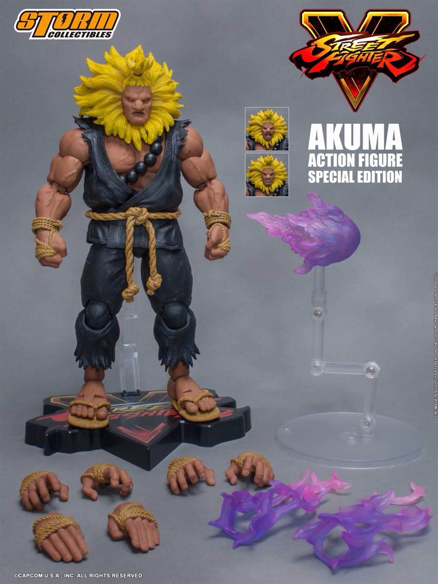 Street Fighter V 1/12 - Akuma Special Edition Black Version Action Figure