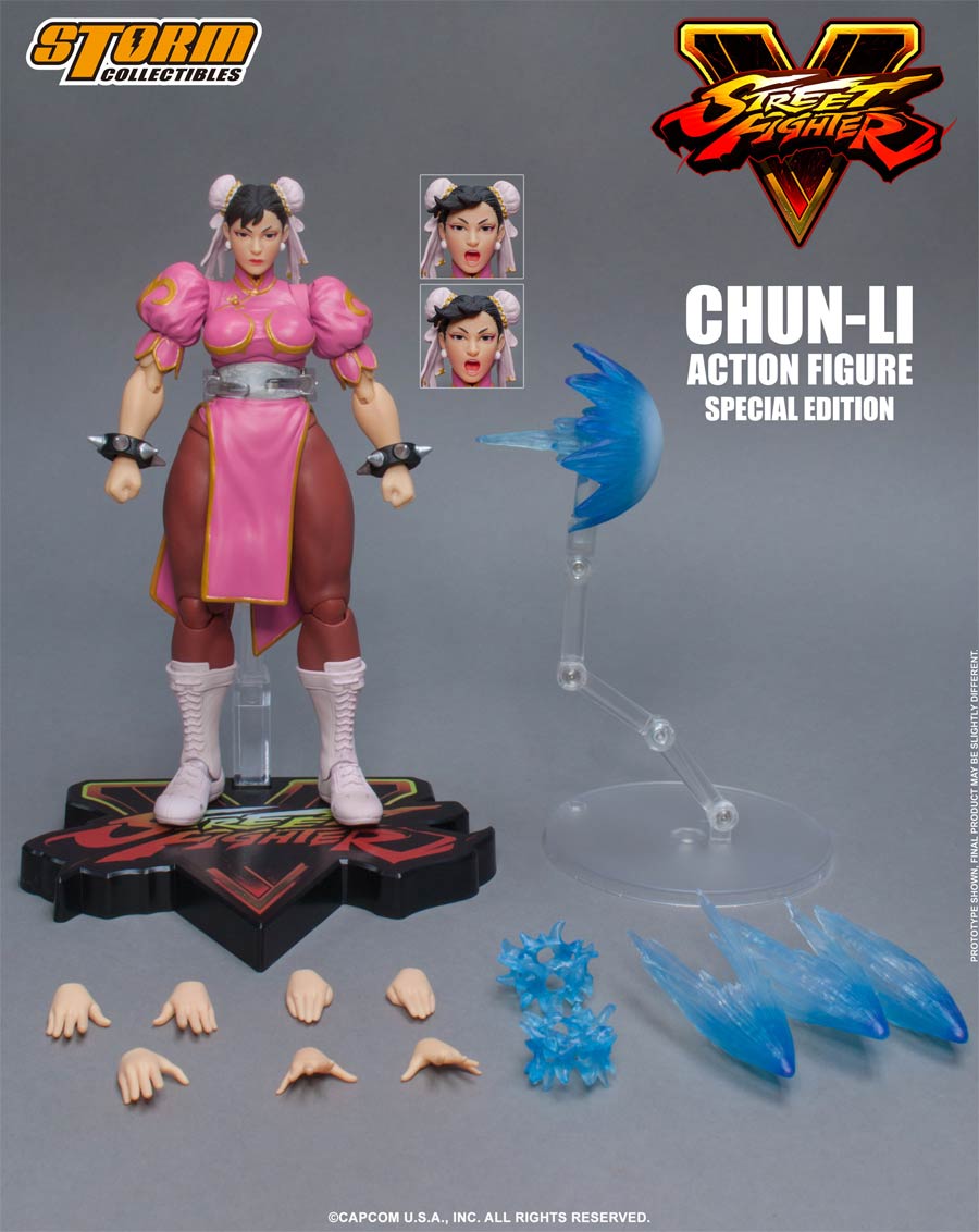 Street Fighter V 1/12 - Chun-Li Special Edition Pink Version Action Figure
