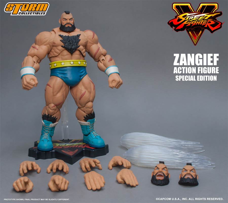 Street Fighter V 1/12 - Zangief Special Edition Teal Version Action Figure