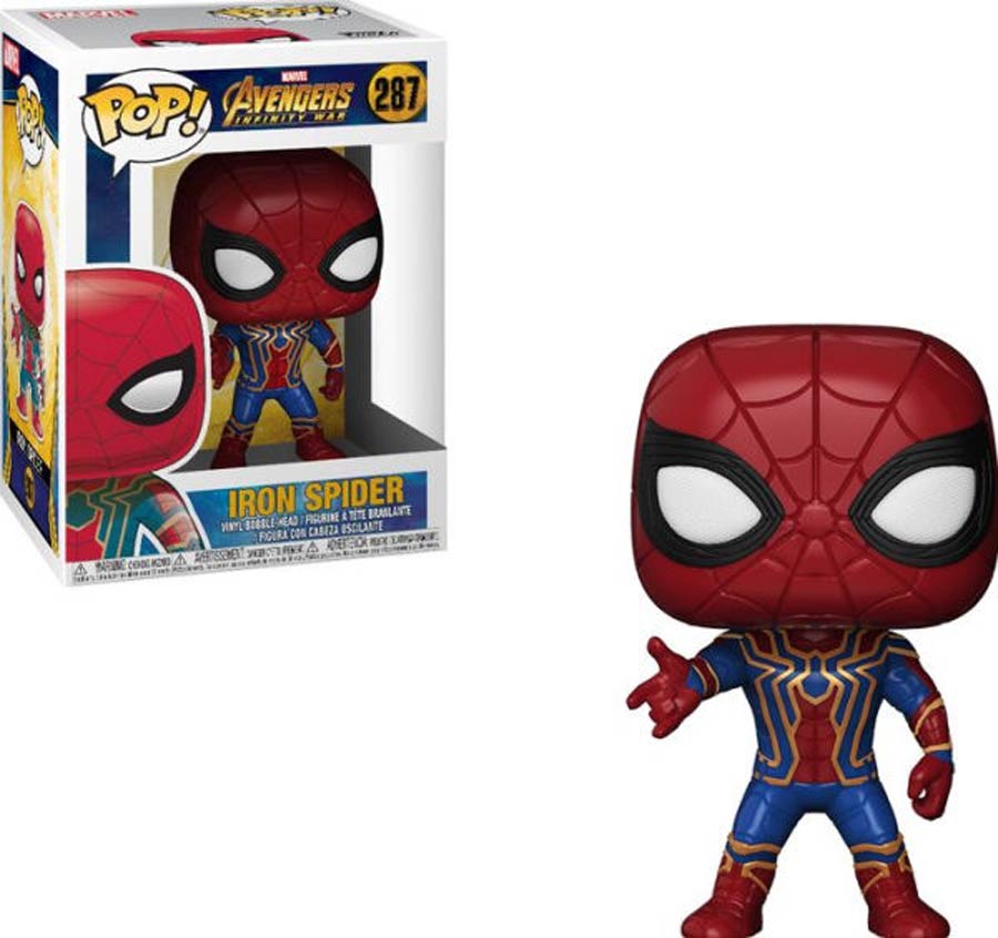 POP Marvel 287 Avengers Infinity War Iron Spider Vinyl Bobble Head