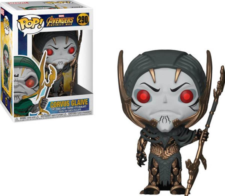 POP Marvel 290 Avengers Infinity War Corvus Glaive Vinyl Bobble Head