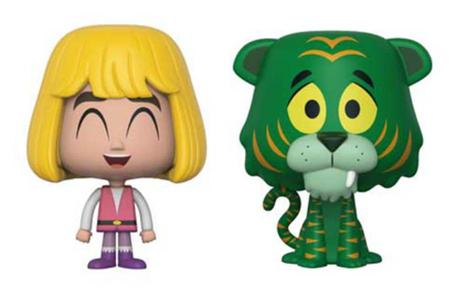 Vynl. Masters Of The Universe Prince Adam And Cringer 2-Pack Vinyl Figure