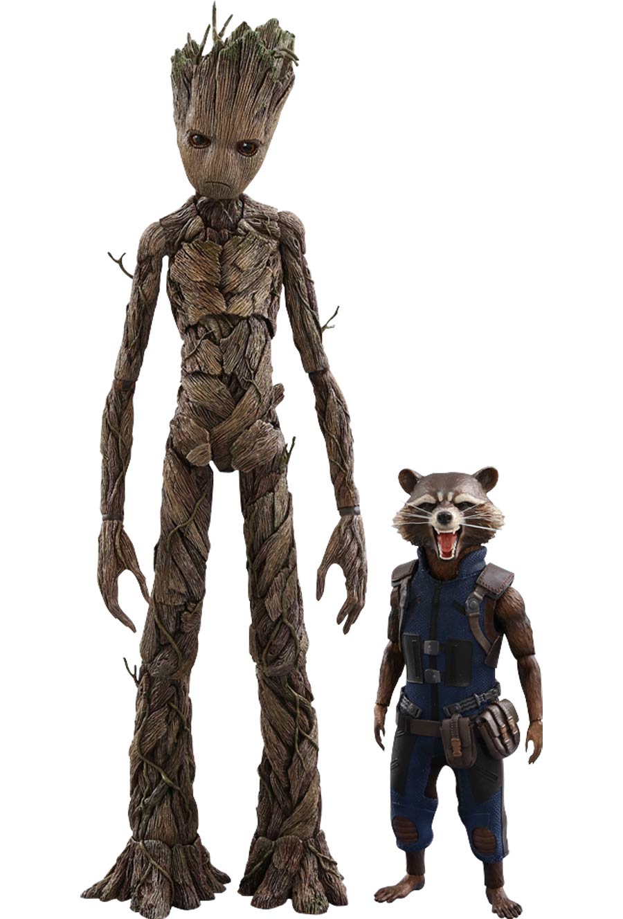 Avengers Infinity War Groot And Rocket Movie Masterpiece Series Sixth Scale 11.61-Inch Figure
