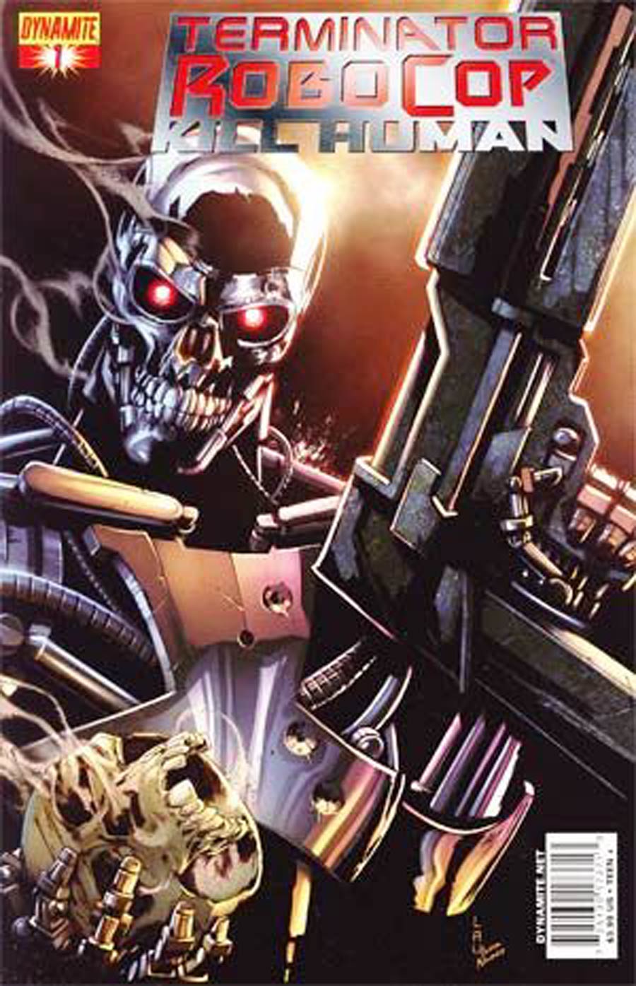 Terminator Robocop Kill Human #1 Cover B Regular Jonathan Lau Cover