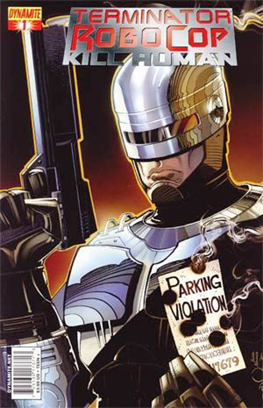 Terminator Robocop Kill Human #1 Cover A Regular Walter Simonson Cover