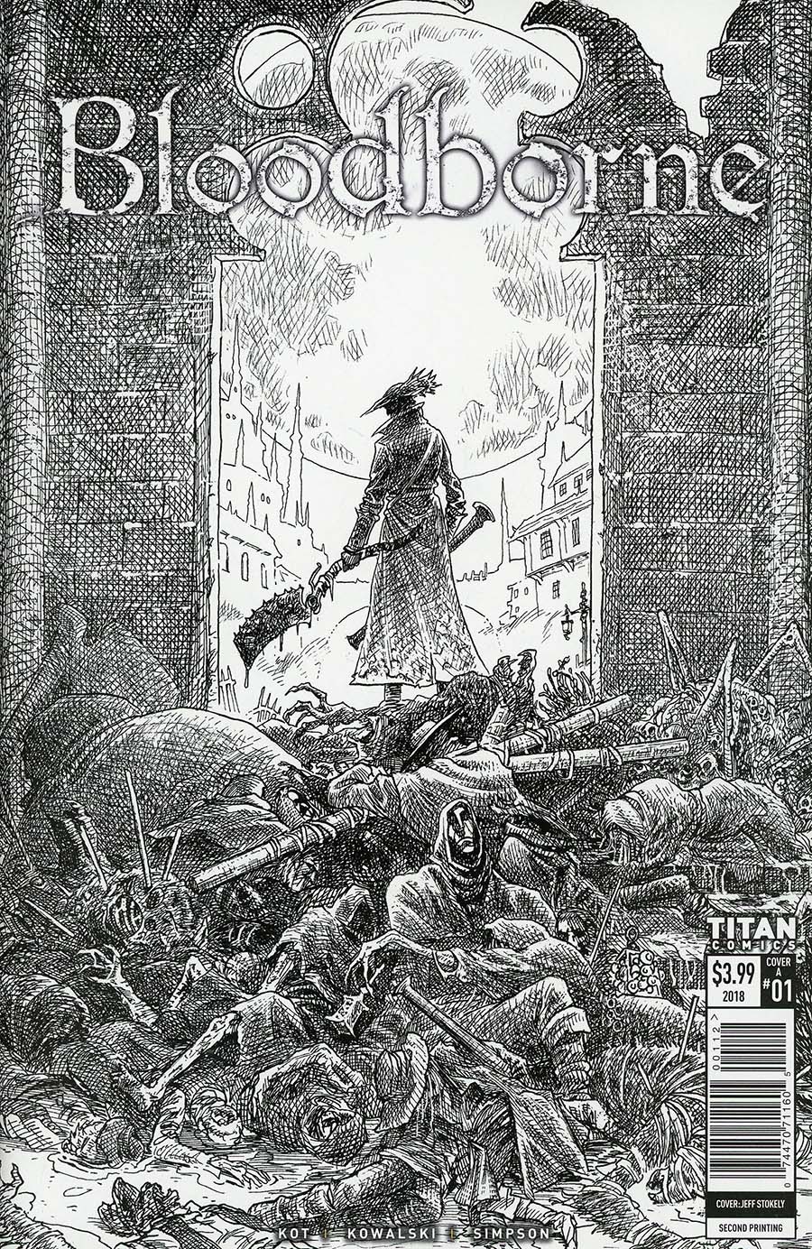 Bloodborne #1 Cover E 2nd Ptg Variant Jeff Stokely Cover