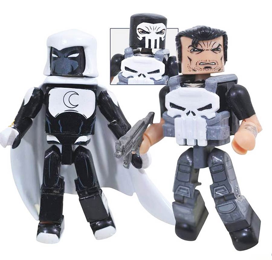 Marvel Minimates Series 75 Defenders Punisher & Moon Knight 2-Pack