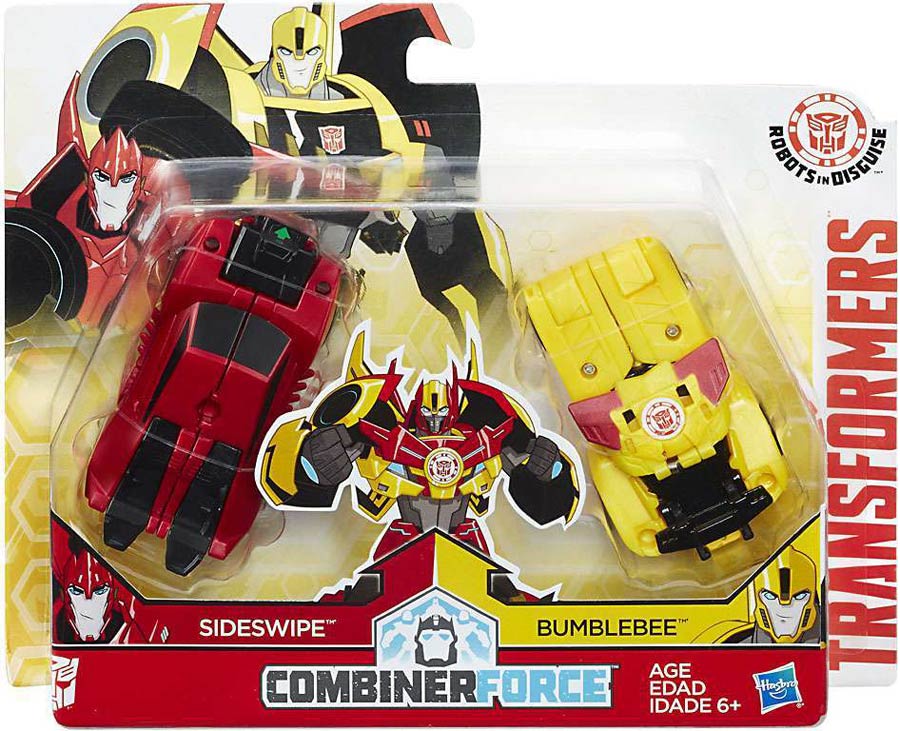 Transformers Robots In Disguise Crash Combiners Assortment Wave 1 Bumblebee & Sideswipe 2-Pack Figure