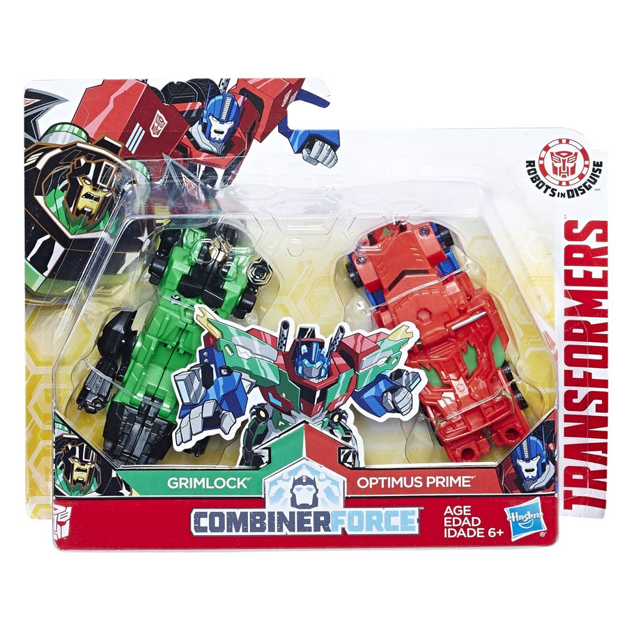 Transformers Robots In Disguise Crash Combiners Assortment Wave 1 Optimus Prime & Grimlock 2-Pack Figure