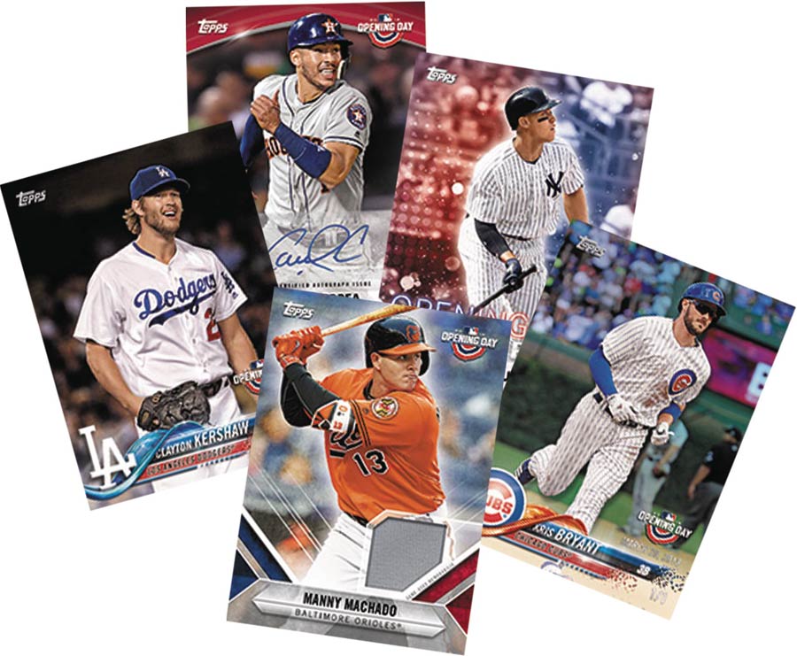 Topps 2018 Opening Day Baseball Trading Cards Pack
