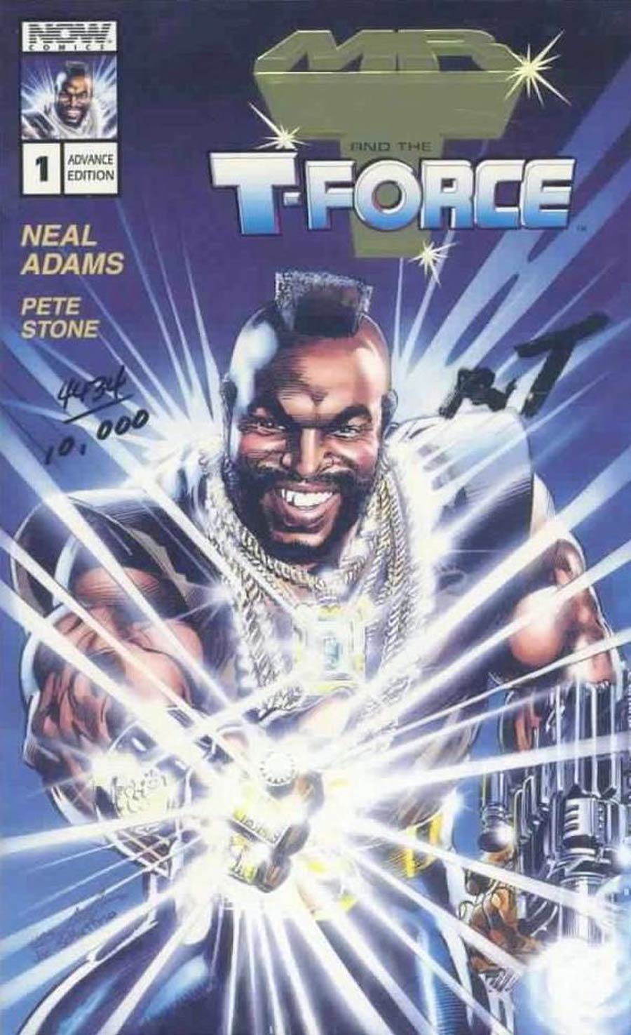 Mr T And The T-Force #1 Cover F Advanced Gold Edition