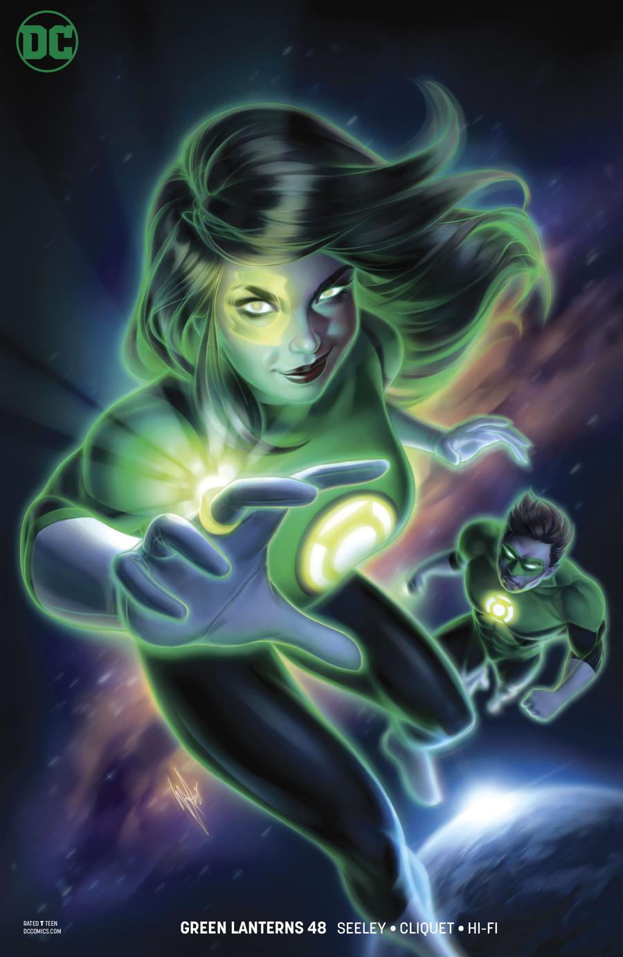 Green Lanterns #48 Cover B Variant Warren Louw Cover