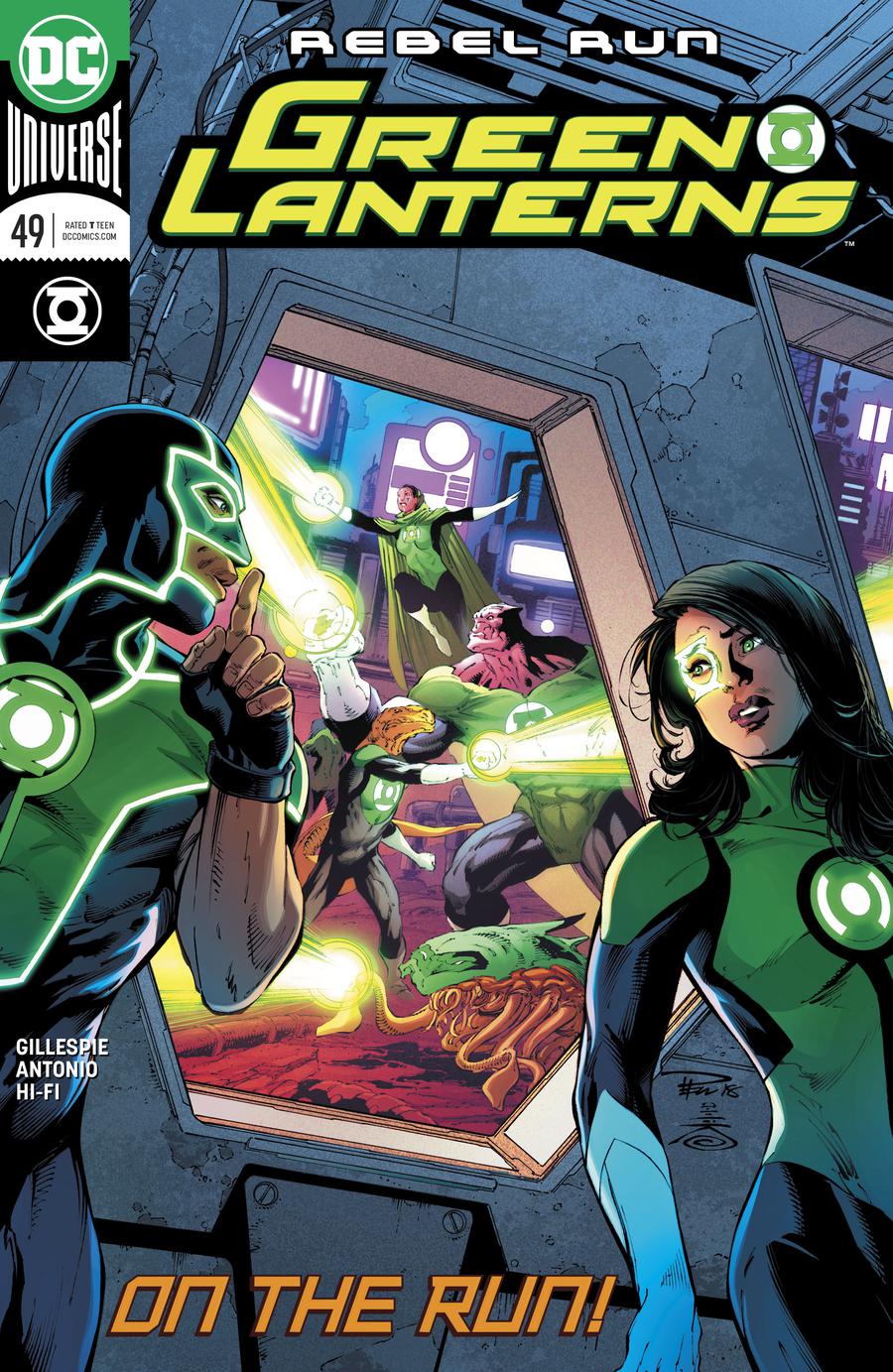 Green Lanterns #49 Cover A Regular Paul Pelletier & Danny Miki Cover