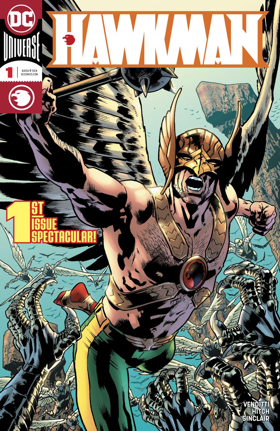 Hawkman Vol 5 #1 Cover A Regular Bryan Hitch Cover