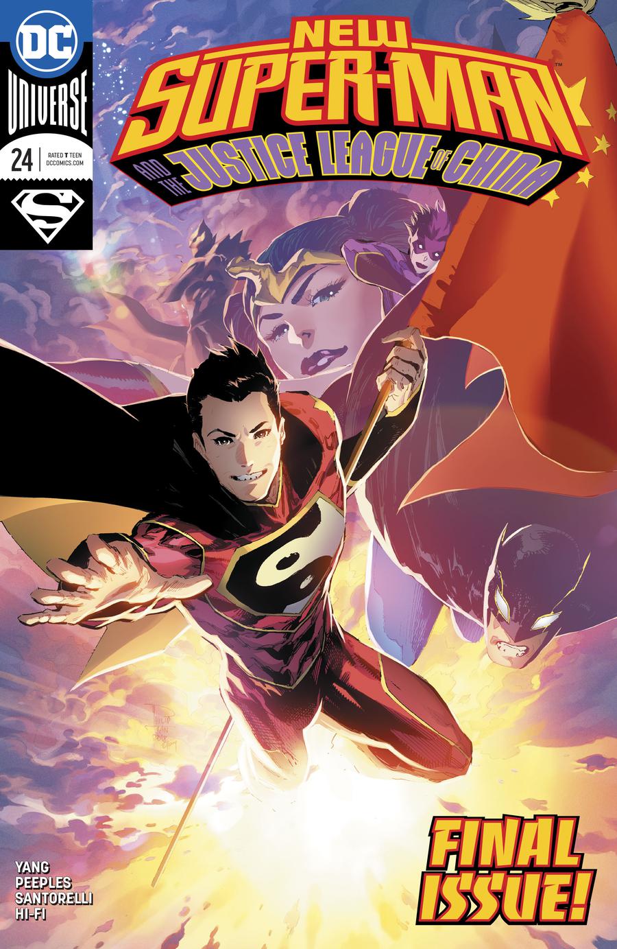 New Super-Man And The Justice League Of China #24 Cover A Regular Philip Tan Cover