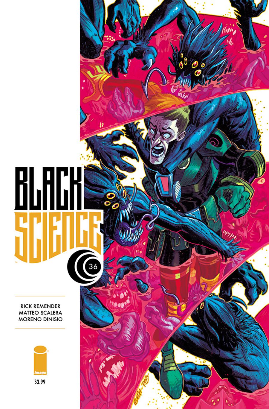 Black Science #36 Cover B Variant Brian Level Cover