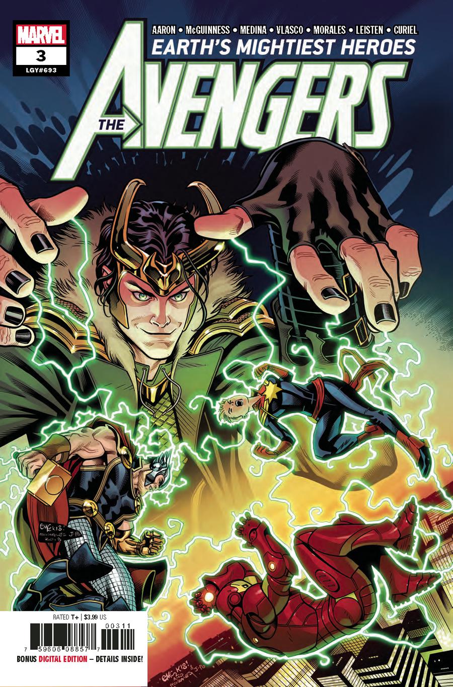 Avengers Vol 7 #3 Cover A 1st Ptg Regular Ed McGuinness Cover
