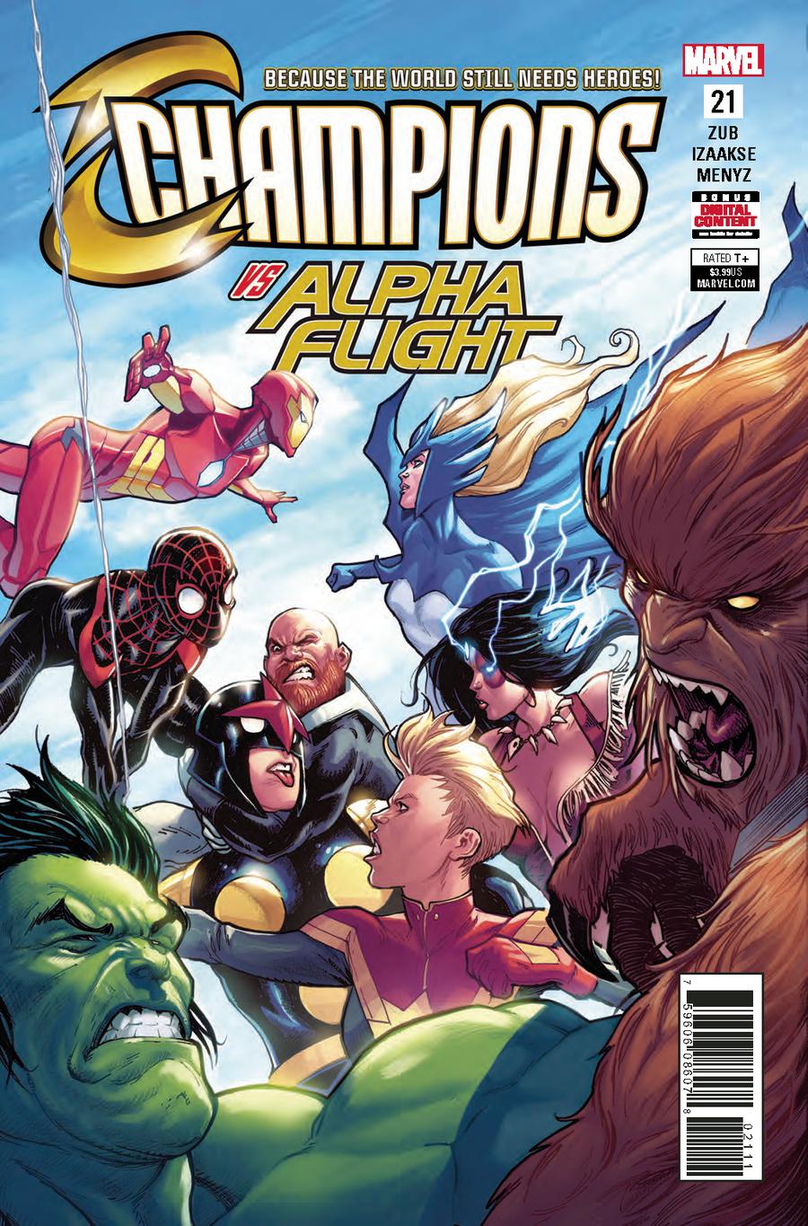 Champions (Marvel) Vol 2 #21 Cover A 1st Ptg