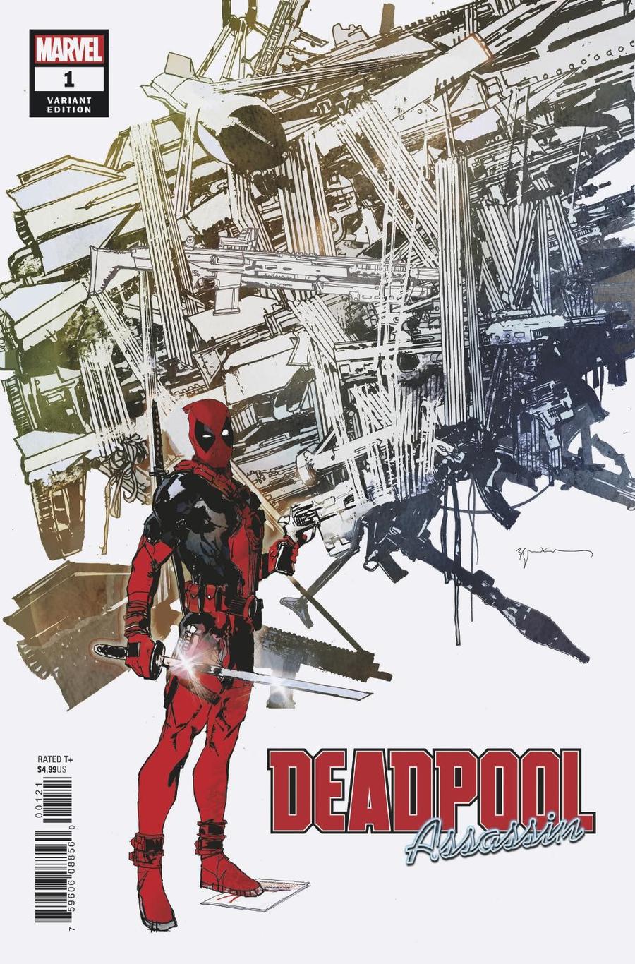 Deadpool Assassin #1 Cover B Variant Bill Sienkiewicz Cover