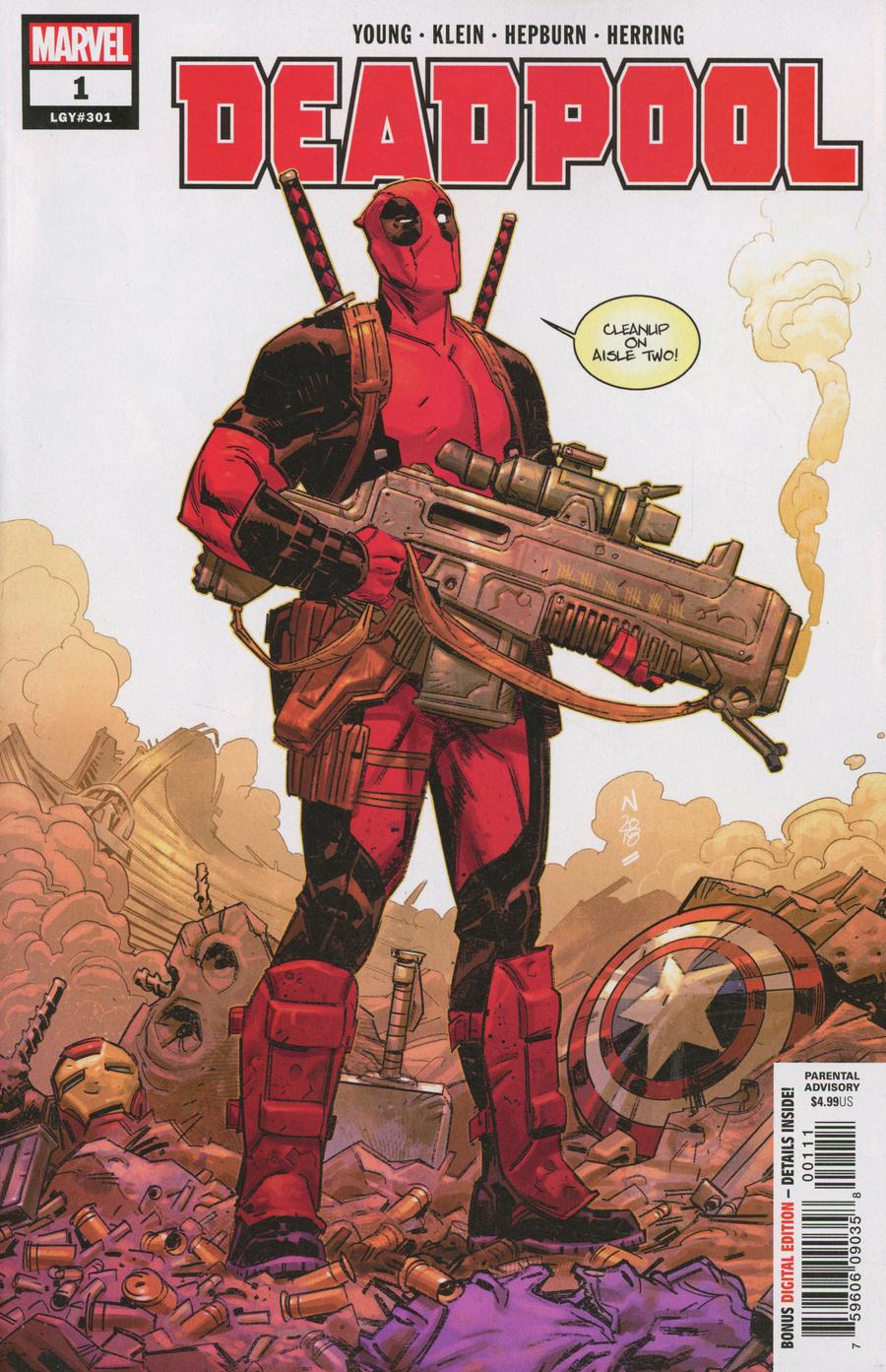 Deadpool Vol 6 #1 Cover A 1st Ptg Regular Nic Klein Cover