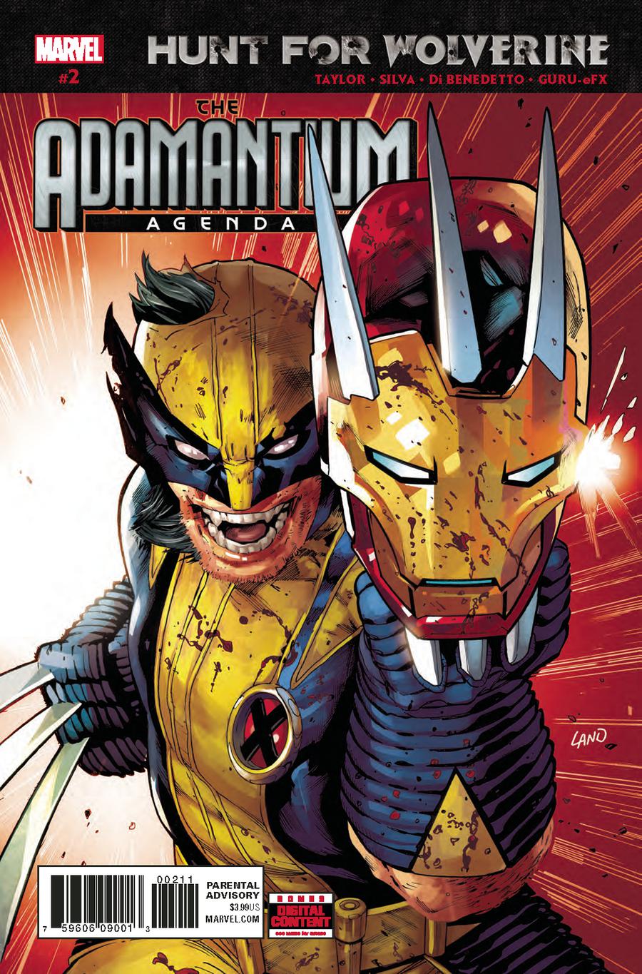 Hunt For Wolverine Adamantium Agenda #2 Cover A Regular Greg Land Cover
