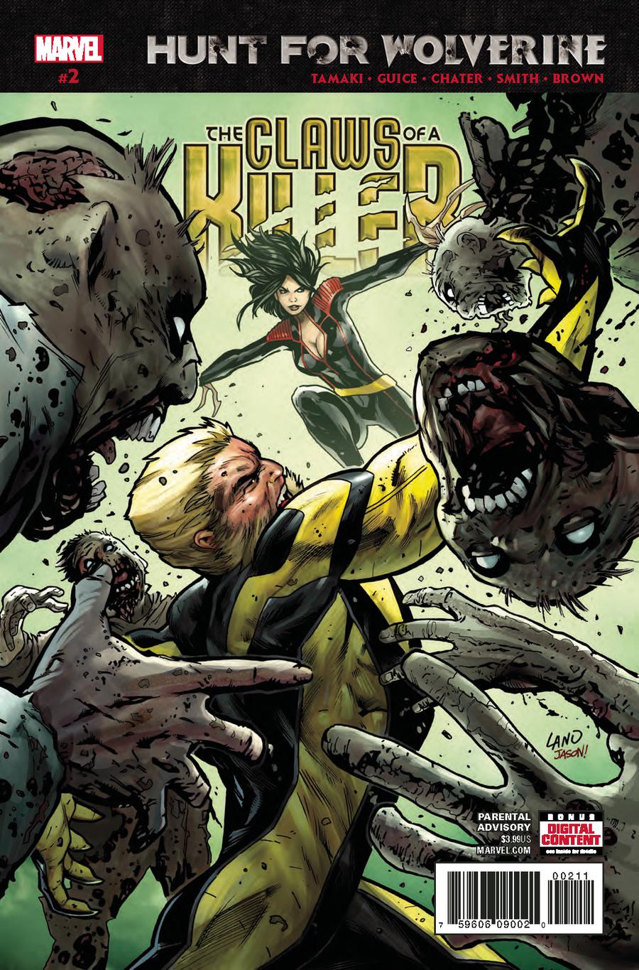 Hunt For Wolverine Claws Of A Killer #2 Cover A Regular Greg Land Cover
