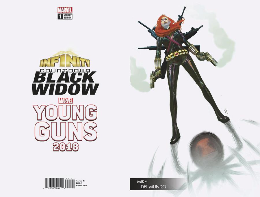 Infinity Countdown Black Widow #1 Cover B Variant Mike Del Mundo Young Guns Cover