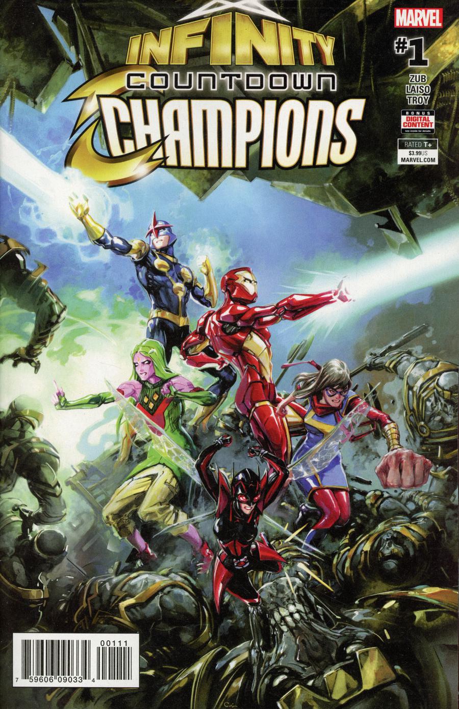 Infinity Countdown Champions #1 Cover A Regular Clayton Crain Cover