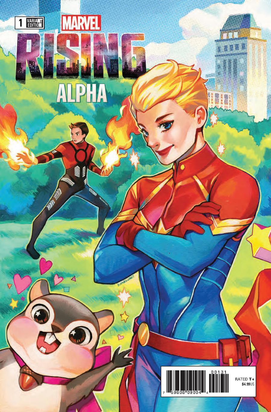 Marvel Rising Alpha #1 Cover B Variant Rian Gonzales Connecting Cover (1 Of 4)